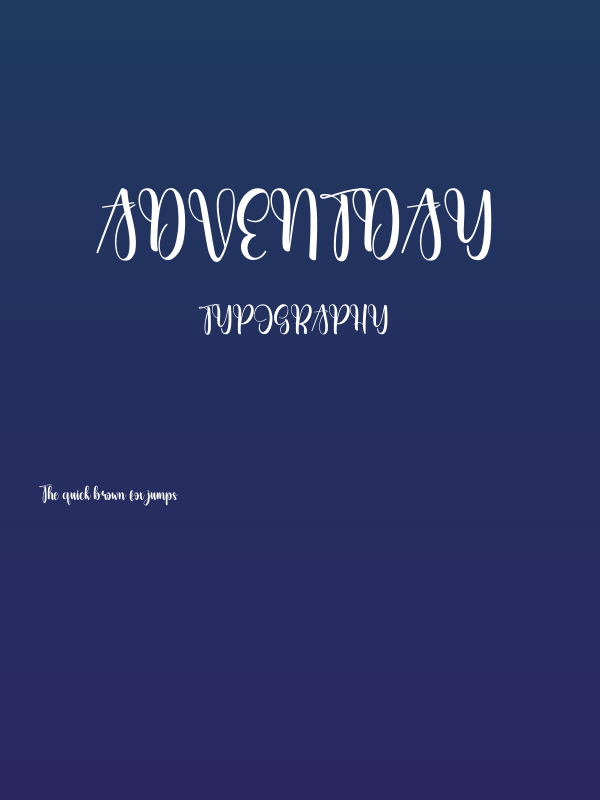 Adventday Poster
