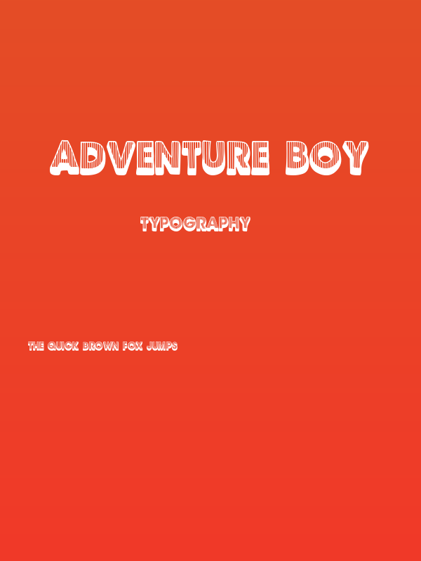 Adventure Boy Poster