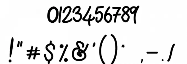 Adventure Dreamer Font OTHER CHARS