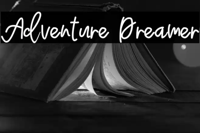 Adventure Dreamer خط examples