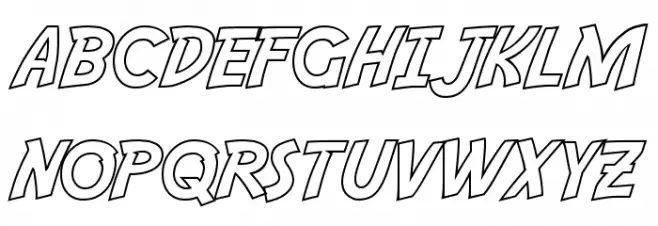 Adventure Hollow Schriftart Groß
