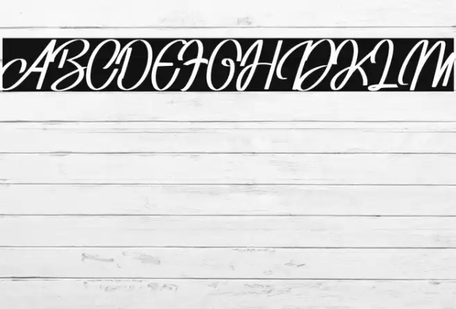 Adventure Invisible Font examples