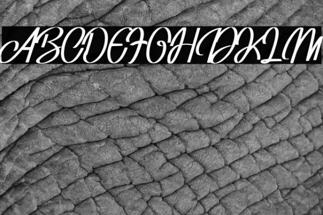 Adventure Invisible Font examples