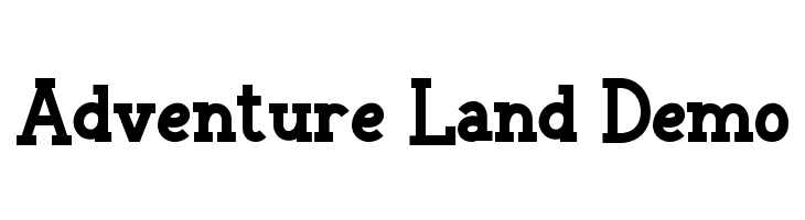 Adventure Land Demo  font caratteri gratis