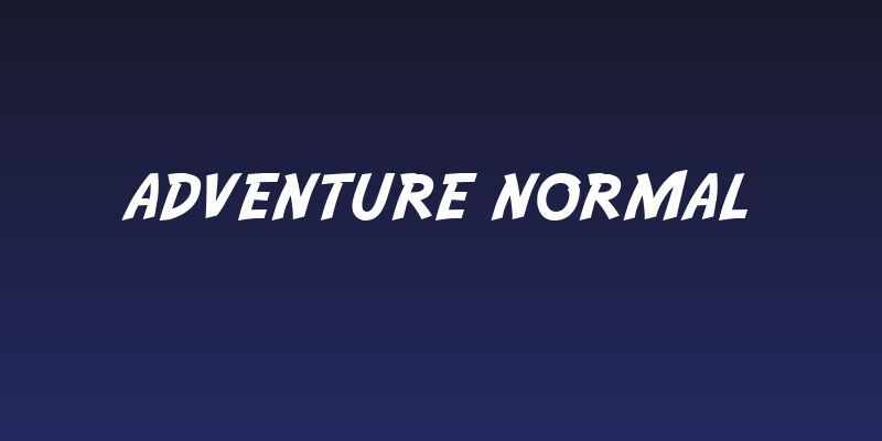 Adventure Normal Social Header