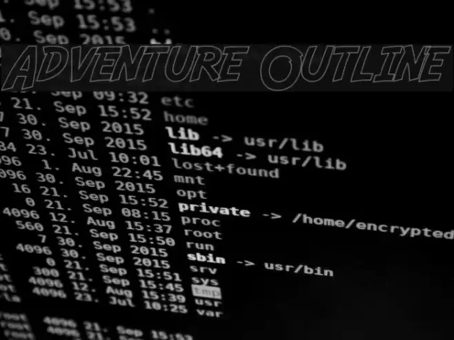 Adventure Outline Font examples
