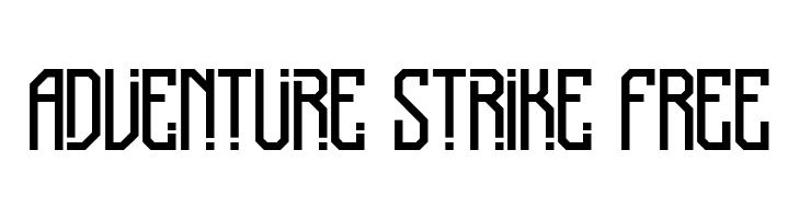 Adventure Strike FREE  font caratteri gratis