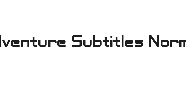 Adventure Subtitles Normal Logo