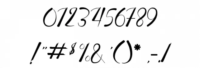 Adventure of the old Giant Font OTHER CHARS