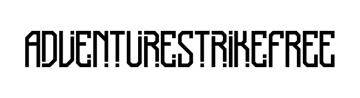 AdventureStrikeFREE  免费字体下载