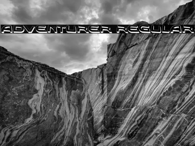 Adventurer Regular Font examples