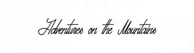 Adventures on the Mountains  baixar fontes gratis