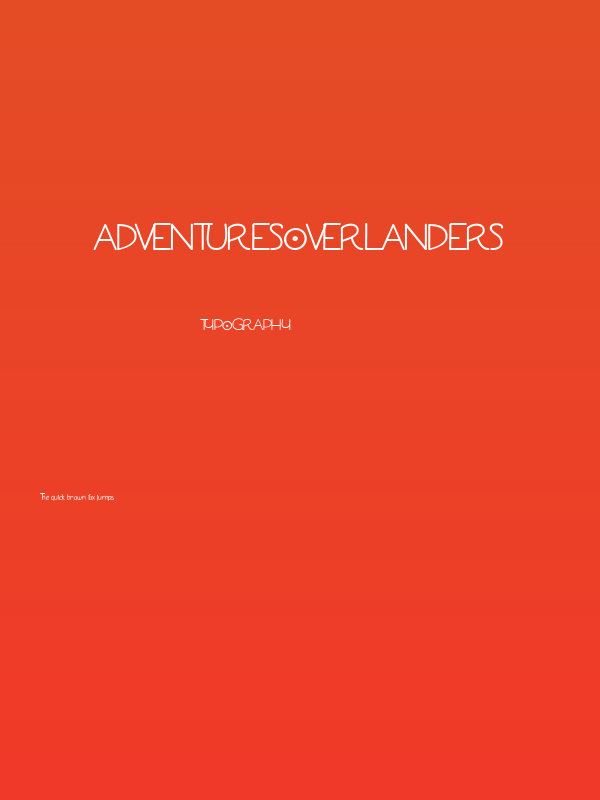 AdventuresOverlanders Poster