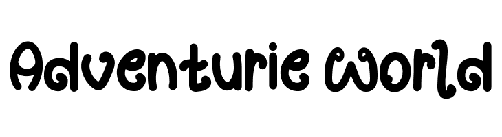 Adventurie World  フリーフォントのダウンロード