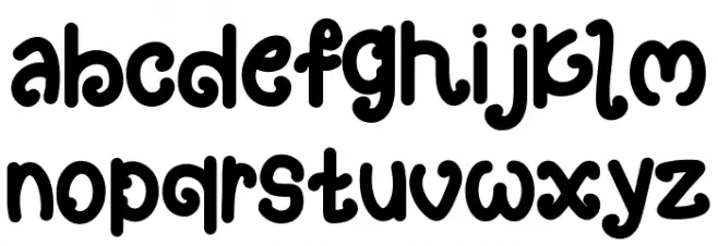 Adventurie World フォント 小文字