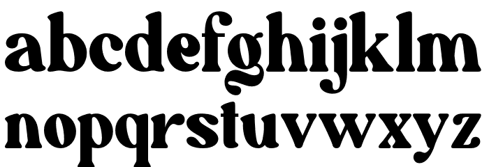 Adventuro Font LOWERCASE