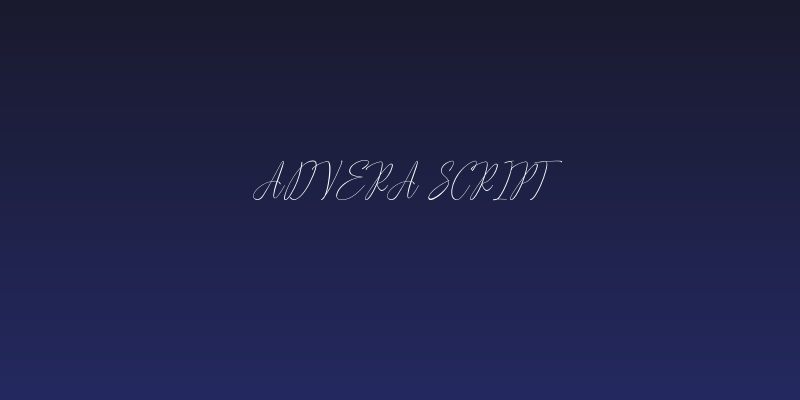 Advera Script Social Header