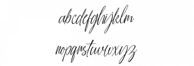Advera Script Polices MINUSCULES
