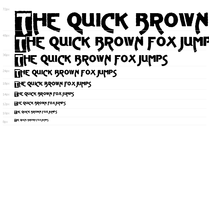 Advertising Gothic Demo Waterfall