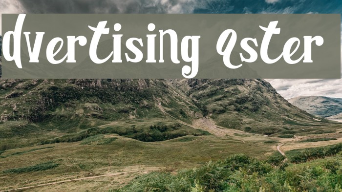 Advertising Master DEMO Font examples