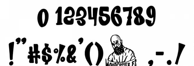 Advertising Pulp Font OTHER CHARS