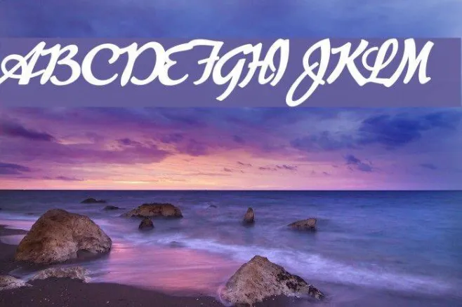 Advertising Script Bold Example 1