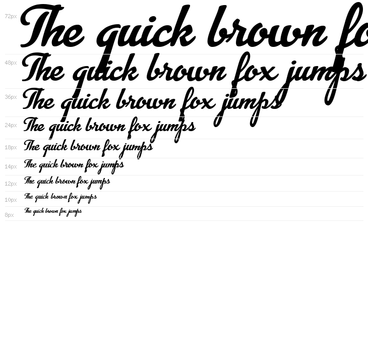 Advertising Script Bold Waterfall