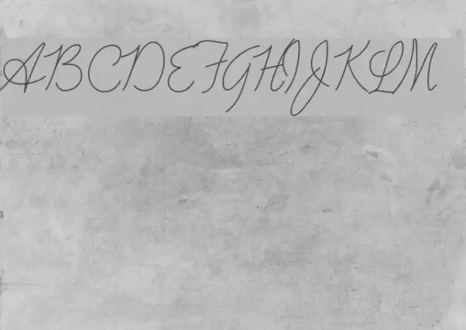 Advertising Script Monoline Font examples