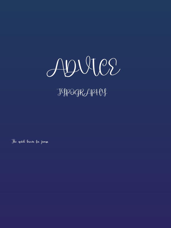 Advice Poster