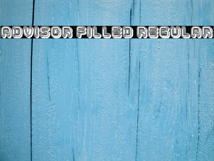 Advisor Filled Regular Example 1