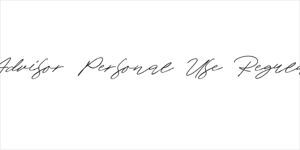 Advisor Personal Use Regular Logo
