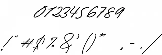 AdvisorPersonalUse-Regular Font OTHER CHARS