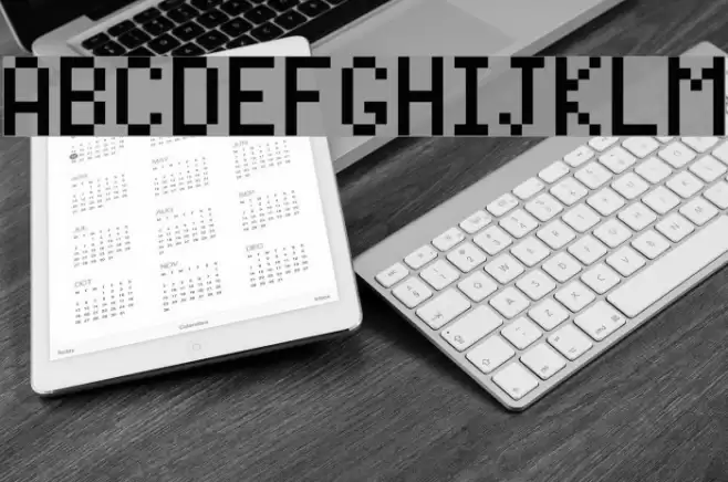 AdvoCut Font examples