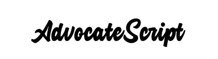 Advocate Script  免费字体下载