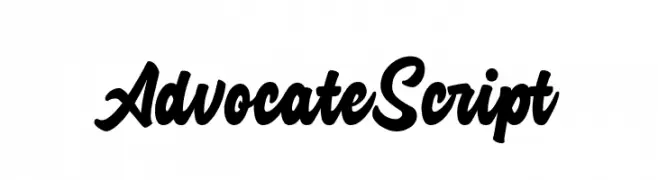 Advocate Script  フリーフォントのダウンロード