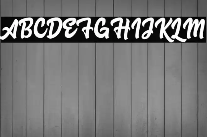 Advocate Script Font examples