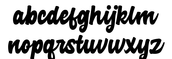 Advocate Script Font LOWERCASE