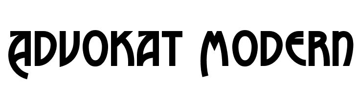Advokat Modern  Frei Schriftart Herunterladen