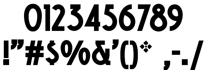Advokat Modern Font OTHER CHARS