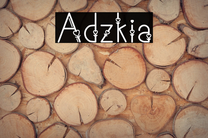 Adzkia Font examples