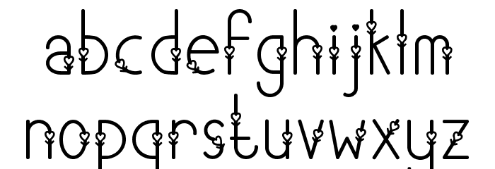 Adzkia Font LOWERCASE