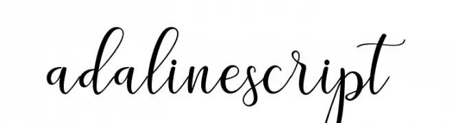 adalinescript  baixar fontes gratis