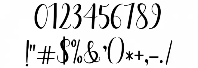 adalinescript Font OTHER CHARS