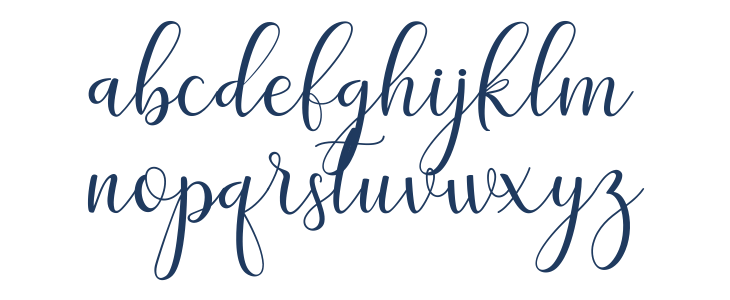 adalinescript Lowercase