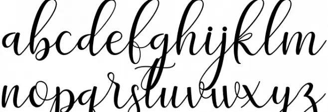 adalinescript Caratteri MINUSCOLO