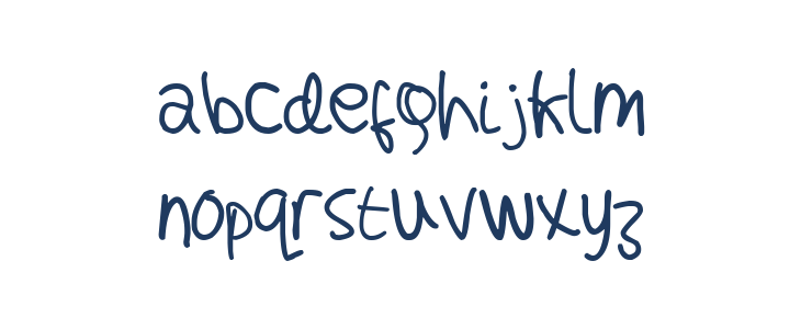 adam handwriting test Lowercase