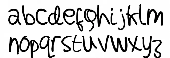 adam handwriting test Polices MINUSCULES