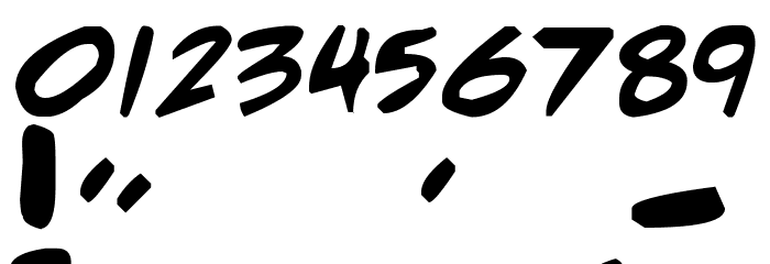 adam warren 0.2 Bold Italic Font OTHER CHARS