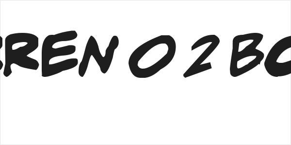 adam warren 0.2 Bold Italic Logo