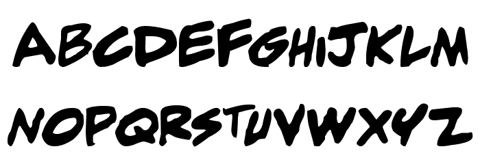 adam warren 0.2 Bold Italic Font LOWERCASE